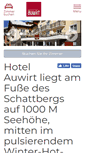 Mobile Screenshot of hotel-auwirt.at